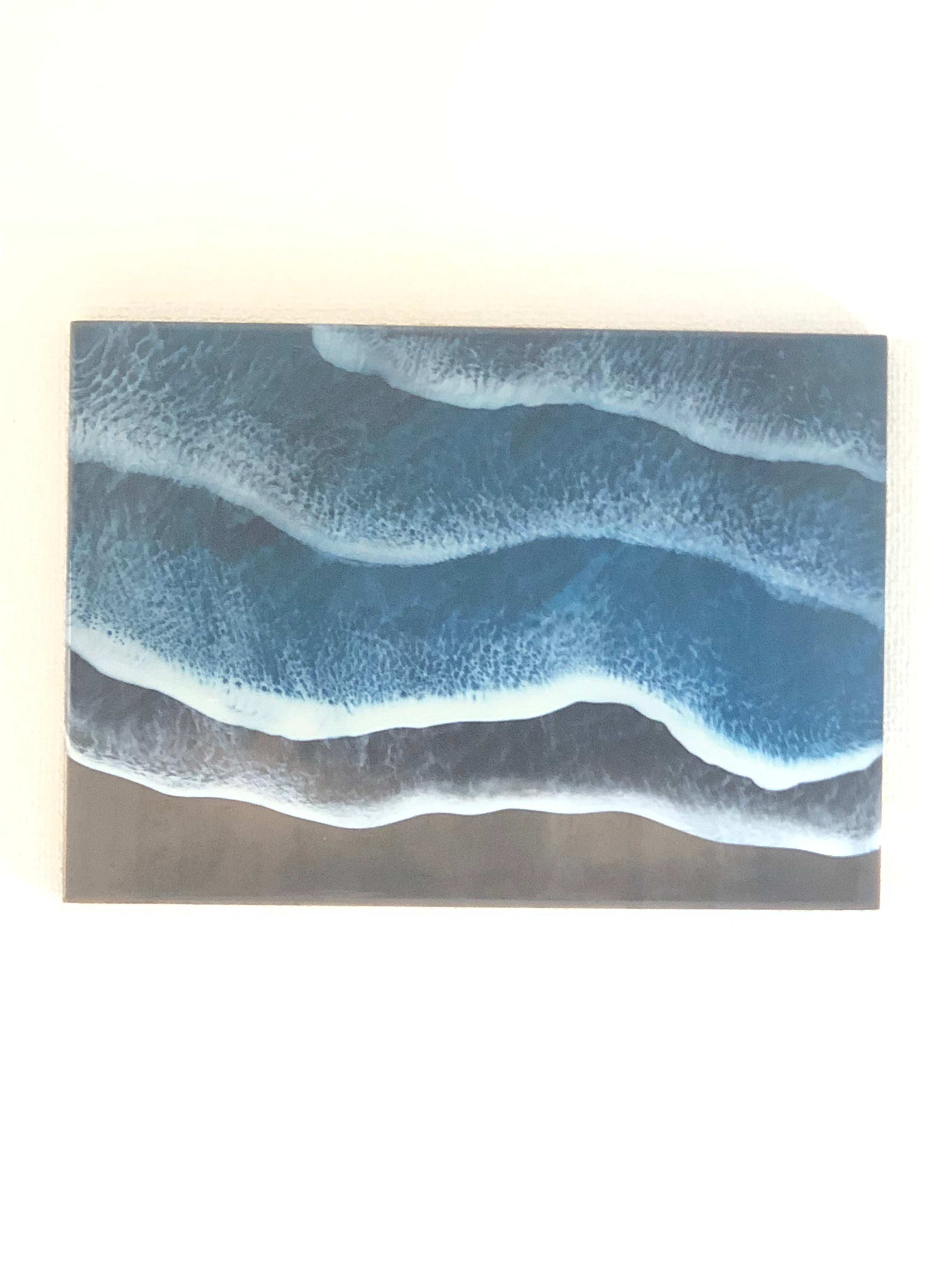 A3 レジンアート【Black Wave】A3   S-014