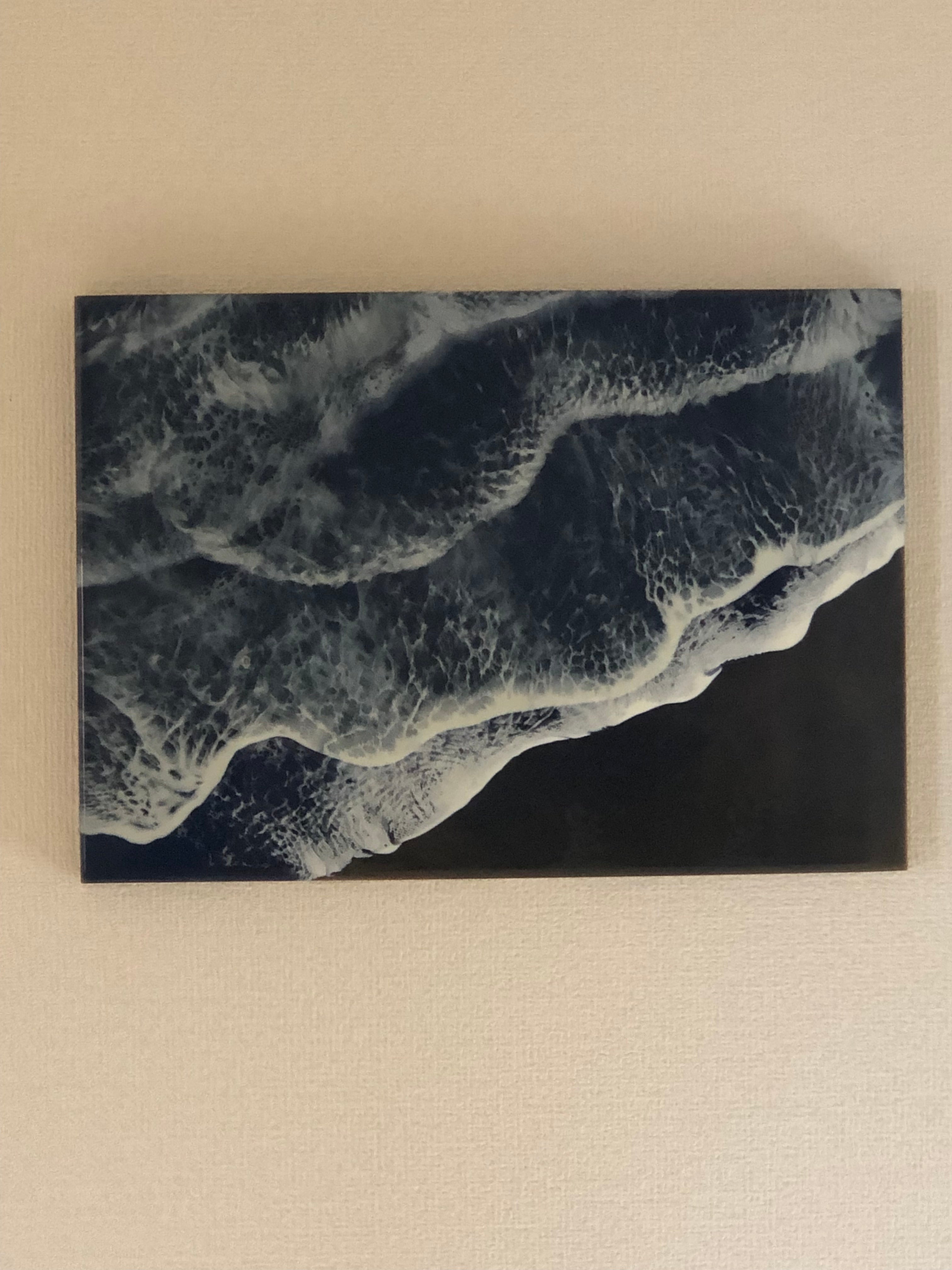 A3 レジンアート【Black Wave】A3   S-015