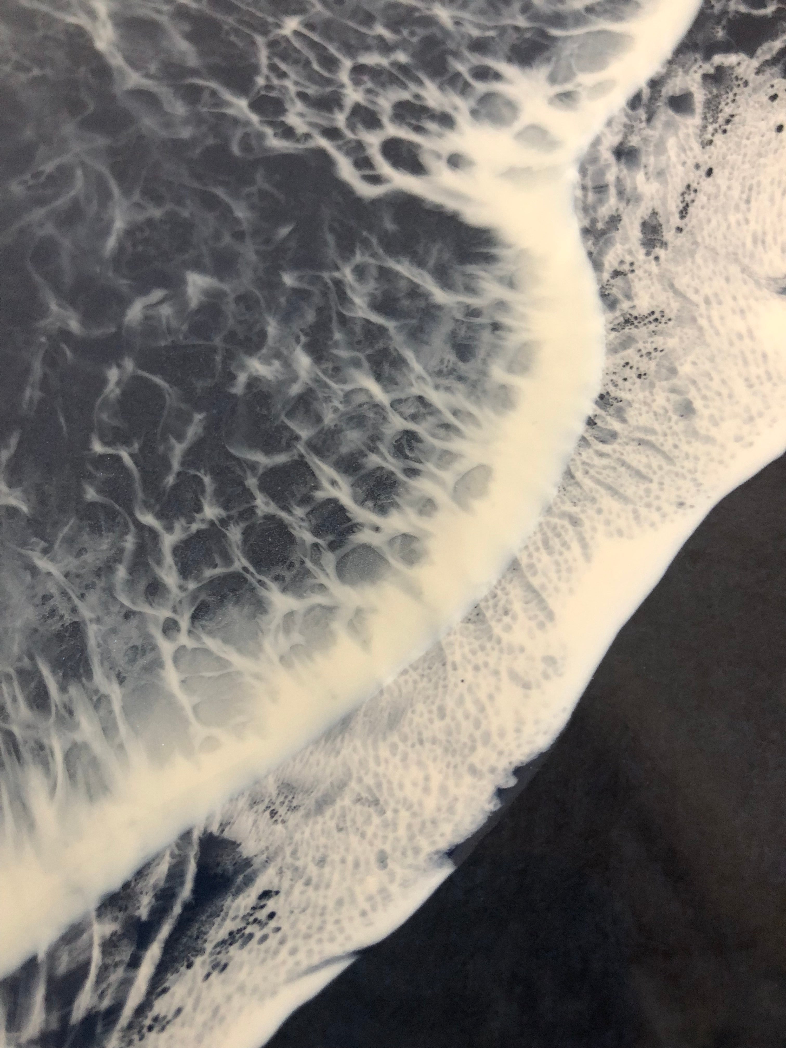 A3 レジンアート【Black Wave】A3   S-015