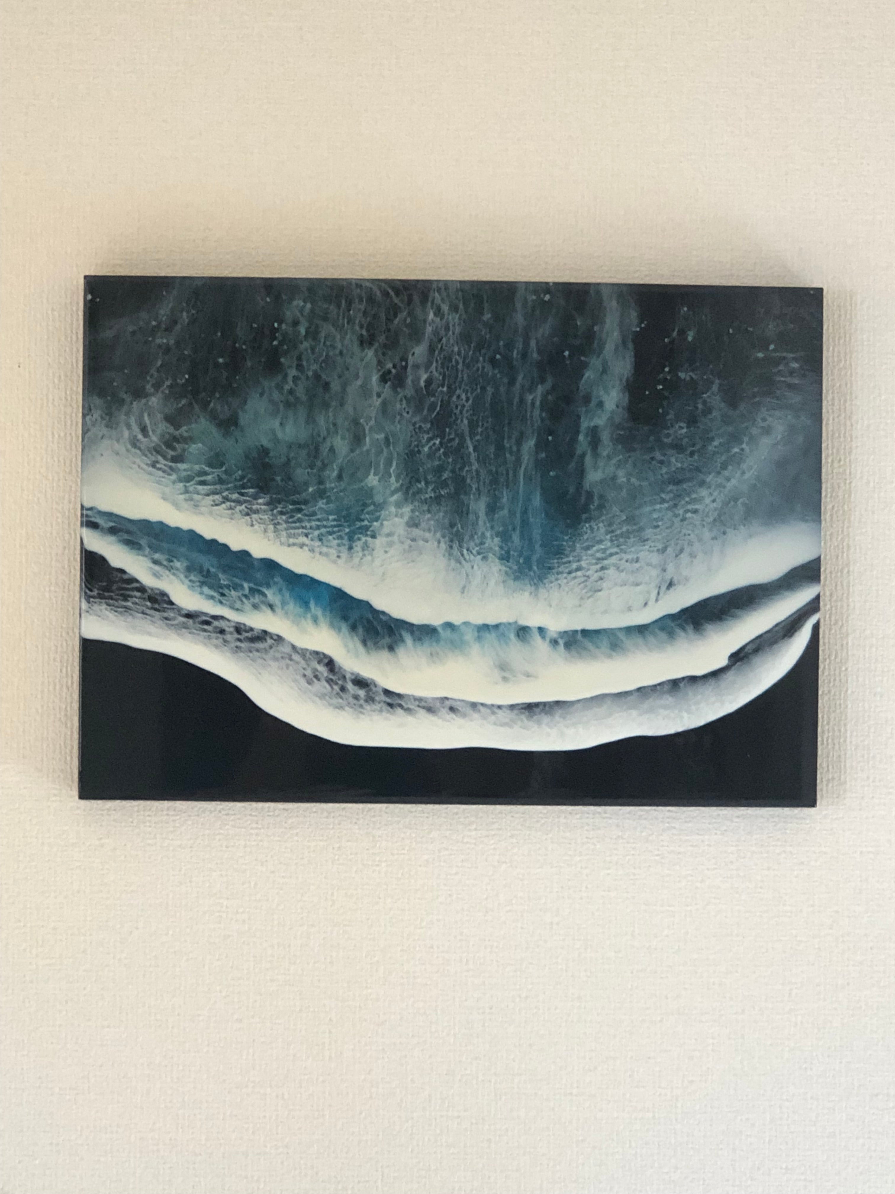 A3 レジンアート【Black Wave】A3   S-016