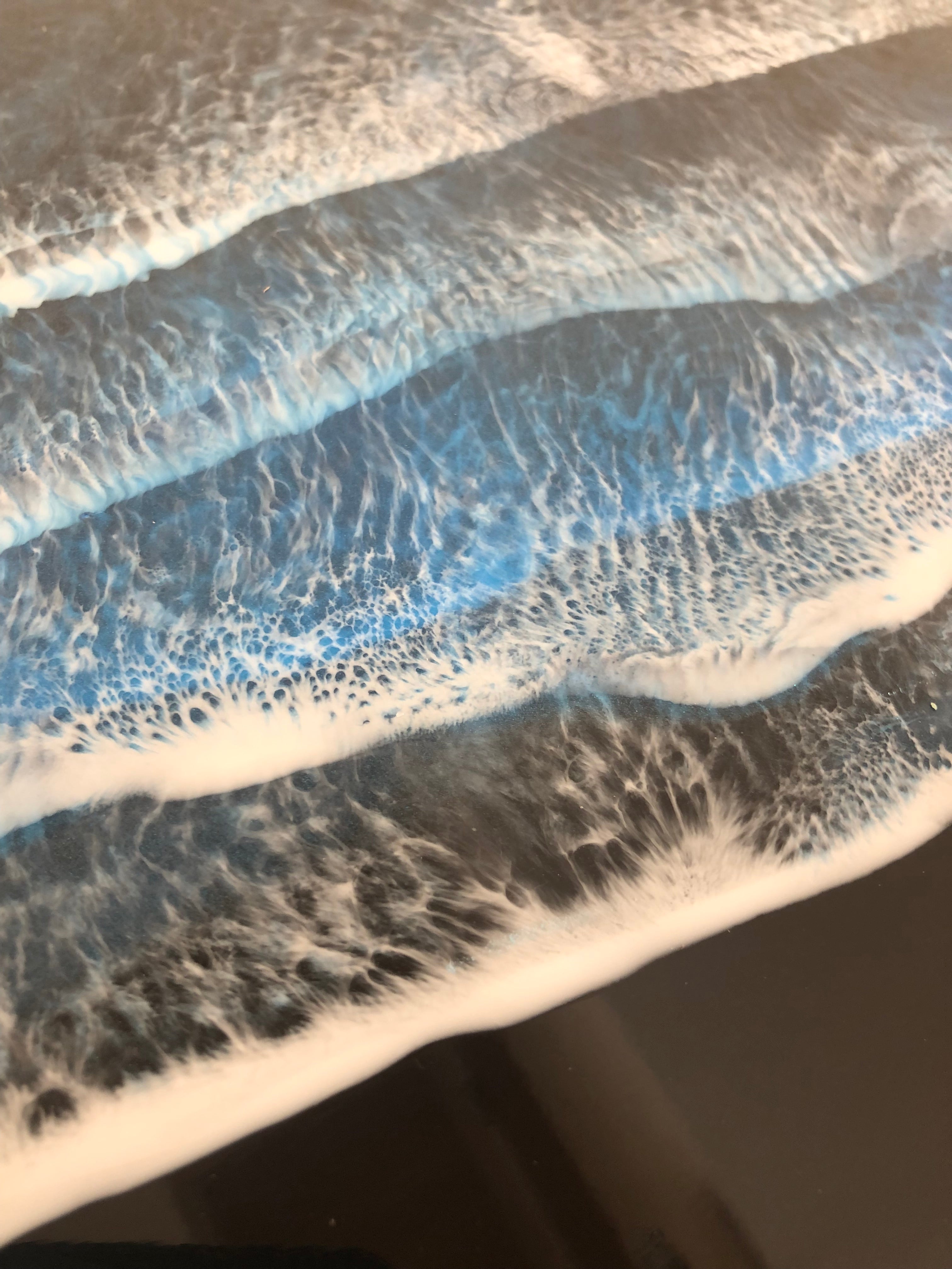 A3 レジンアート【Black Wave】A3   S-018