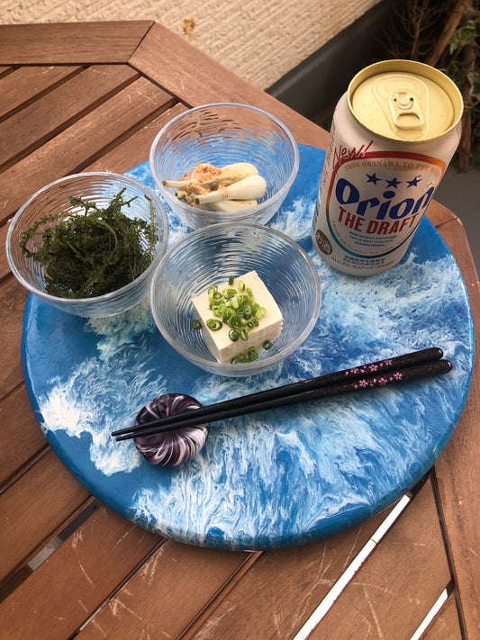 【レジンアート】オリジナルお盆＆トレイで料理を美しく飾る方法