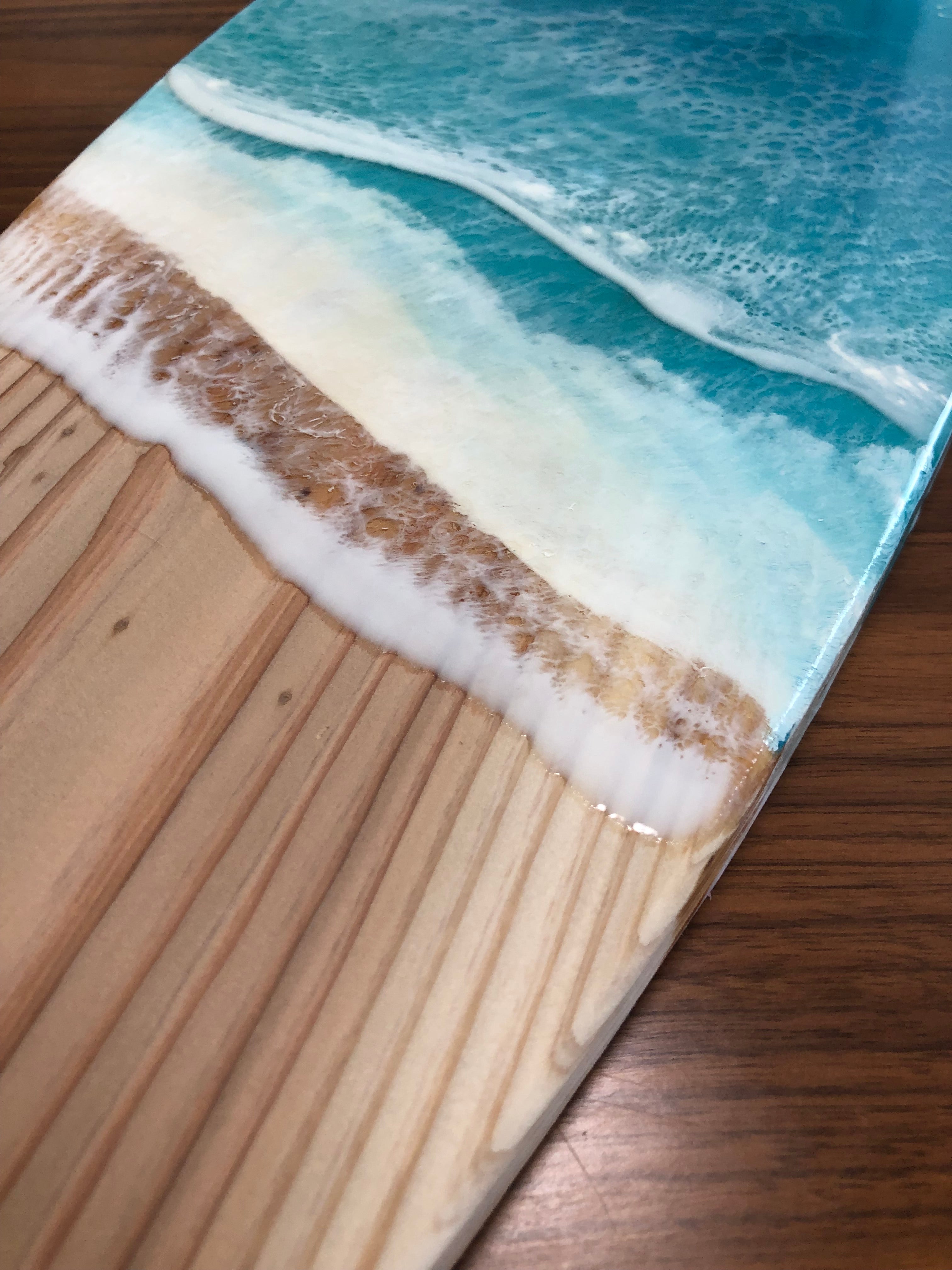サーフボード (58.5cm) S11 木製 レジンアート – 日本沖縄レジン 