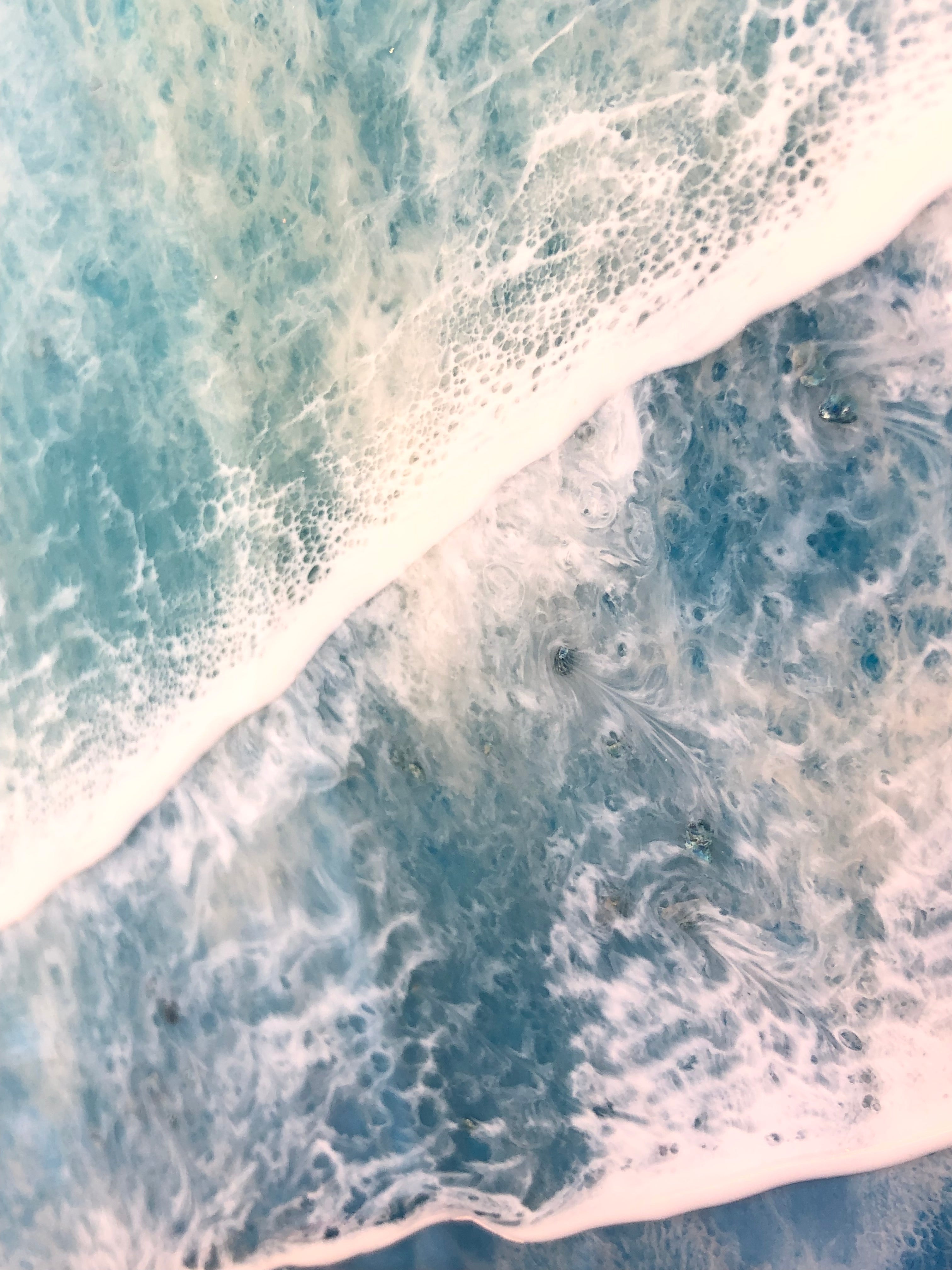 M8 レジンアート【Blue Wave】M8　M8-07